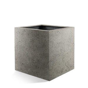 Pot Grigio Cube Natural Concrete - Ø50cm x Hoogte 50cm