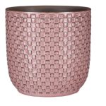 Sierpot Relief Roze - Ø13.5cm