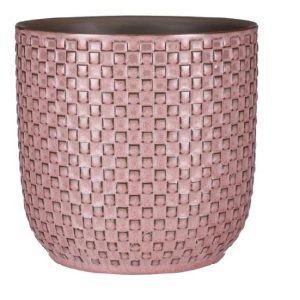 Sierpot Relief Roze - Ø13.5cm