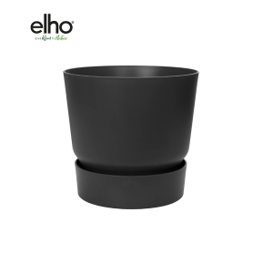 Elho Greenville Round Pot zwart - Ø18cm x Hoogte 17cm