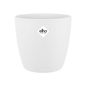 Elho Brussels Round Pot Wit - Ø20cm x Hoogte 19cm