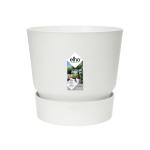 Elho Greenville Round Pot wit - Ø14cm x Hoogte 13cm