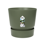 Elho Greenville Round Pot groen - Ø14cm x Hoogte 13cm