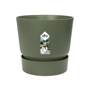 Elho Greenville Round Pot groen - Ø14cm x Hoogte 13cm